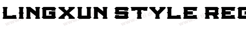 Lingxun style regula字体转换